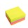 Biglietti adesivi Cubo - assortito neon - 75 x 75mm - 70gr - 320 fogli - Starline