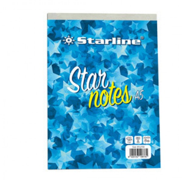 Blocco note StarNotes A5 - 60 fogli - 5 mm - 150 x 210 mm - 60 gr - Starline