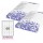 Etichetta adesiva - permanente - 37,5x23,5 mm - angoli tondi - 60 etichette per foglio - bianco - Starline - conf. 100 fogli A4
