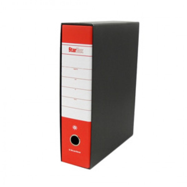 Registratore Starbox - dorso 8 cm - protocollo 23 x 33 cm - rosso - Starline Registratore Starbox - dorso 8 cm - protocollo 23 x 33 cm - rosso - Starline