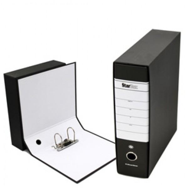Registratore Starbox - dorso 8 cm - commerciale 23 x 30 cm - nero - Starline Registratore Starbox - dorso 8 cm - commerciale 23 x 30 cm - nero - Starline