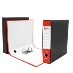 Registratore Starbox - dorso 5 cm - commerciale 23 x 30 cm - rosso - Starline