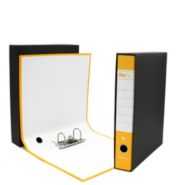 Registratore Starbox - dorso 5 cm - commerciale 23 x 30 cm - giallo - Starline Registratore Starbox - dorso 5 cm - commerciale 23 x 30 cm - giallo - Starline