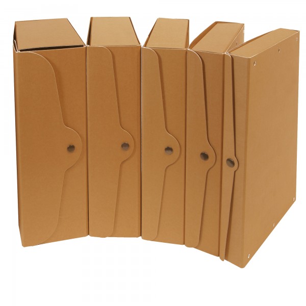 Scatola progetto - dorso 8 cm - 25x35 cm - cartone FSC - avana - Starline Scatola progetto - dorso 8 cm - 25x35 cm - cartone FSC - avana - Starline