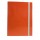 Cartellina con elastico - cartone plastificato - 3 lembi - 25x34 cm - arancio - Queen Starline