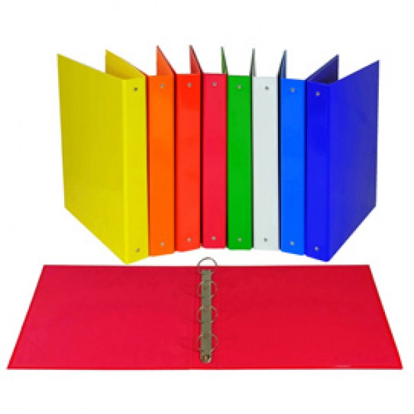 Raccoglitore - 4 anelli tondi 30 mm - dorso 4 cm - 22x30 cm - bianco - Starline Raccoglitore - 4 anelli tondi 30 mm - dorso 4 cm - 22x30 cm - bianco - Starline