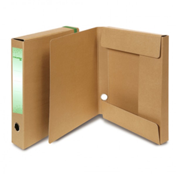 Cartella progetto con elastico - cartone FSC - dorso 4 cm - 25x35cm - avana - Starline Cartella progetto con elastico - cartone FSC - dorso 4 cm - 25x35cm - avana - Starline