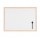 Lavagna bianca magnetica - 45x60 cm - cornice legno - bianco - Starline