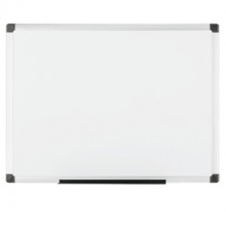 Lavagna magnetica - 100 x 200 cm - superficie in acciao laccato - cornice in alluminio - bianco - Starline