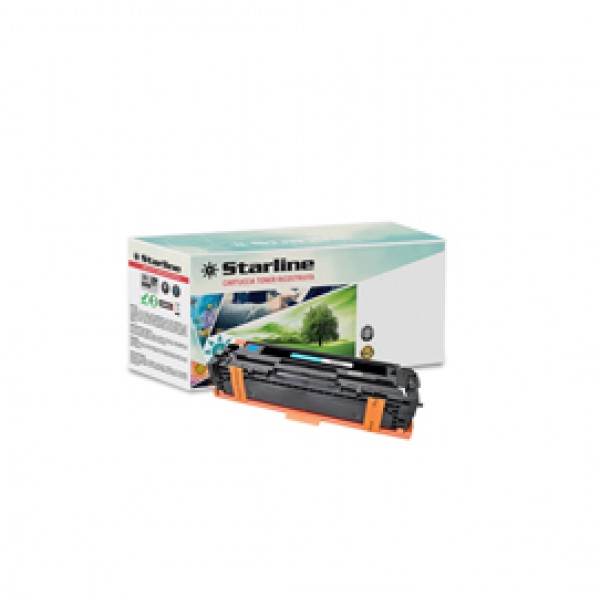 Starline - Toner Ricostruito - per Hp - Ciano - CB541A - 1.400 pag Starline - Toner Ricostruito - per Hp - Ciano - CB541A - 1.400 pag
