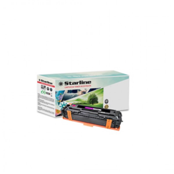 Starline - Toner Ricostruito - per Hp - Magenta - CB543A - 1.400 pag Starline - Toner Ricostruito - per Hp - Magenta - CB543A - 1.400 pag