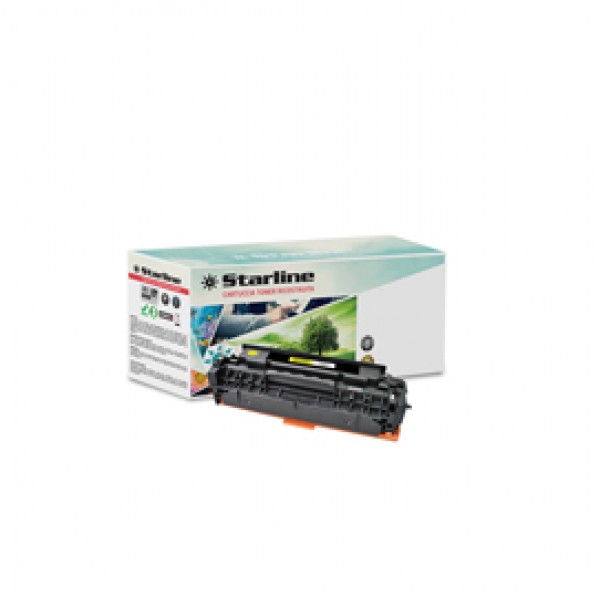 Starline - Toner Ricostruito - per Hp - Giallo - CC532A - 2.800 pag