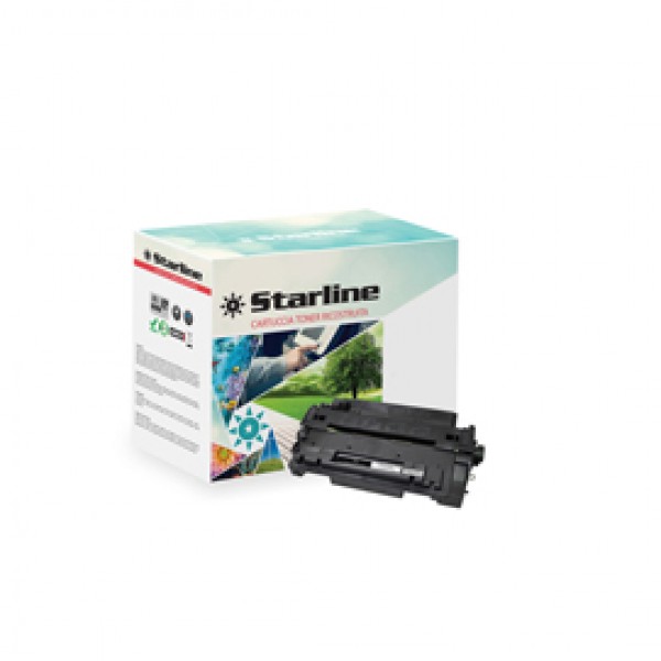 Starline - Toner Ricostruito - per Hp - Nero - CE255A - 6.000 pag Starline - Toner Ricostruito - per Hp - Nero - CE255A - 6.000 pag
