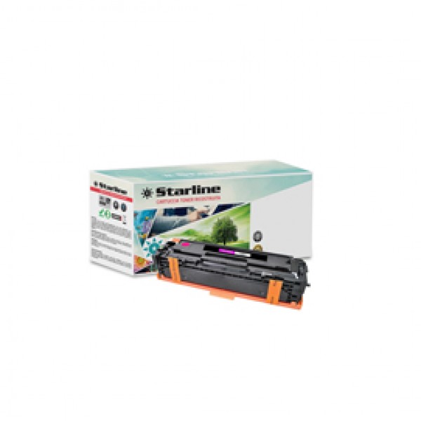 Starline - Toner Ricostruito - per Hp - Magenta - CE323A - 1.300 pag Starline - Toner Ricostruito - per Hp - Magenta - CE323A - 1.300 pag