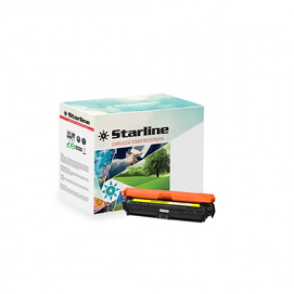 Starline - Toner Ricostruito - per Hp - Giallo - CE742A - 7.300 pag Starline - Toner Ricostruito - per Hp - Giallo - CE742A - 7.300 pag