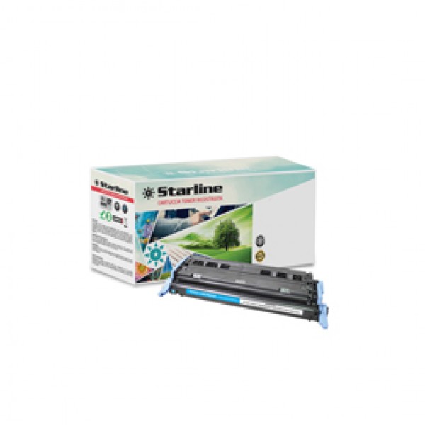 Starline - Toner Ricostruito - per Hp - Ciano - Q6001A - 2.000 pag Starline - Toner Ricostruito - per Hp - Ciano - Q6001A - 2.000 pag