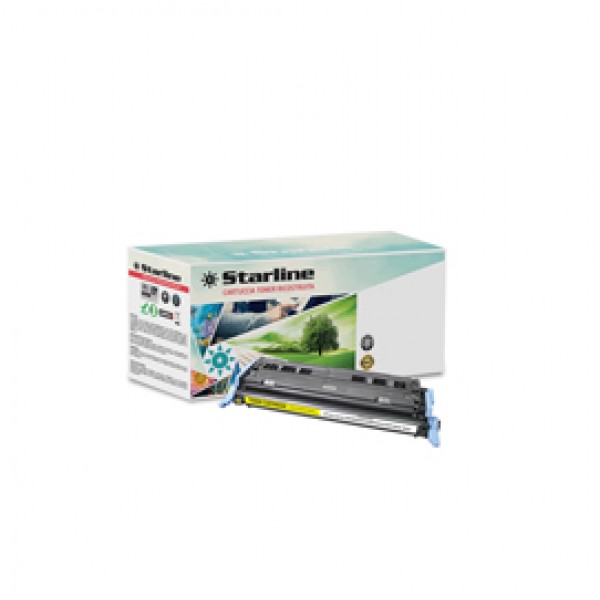Starline - Toner Ricostruito - per Hp - Giallo - Q6002A - 2.000 pag Starline - Toner Ricostruito - per Hp - Giallo - Q6002A - 2.000 pag
