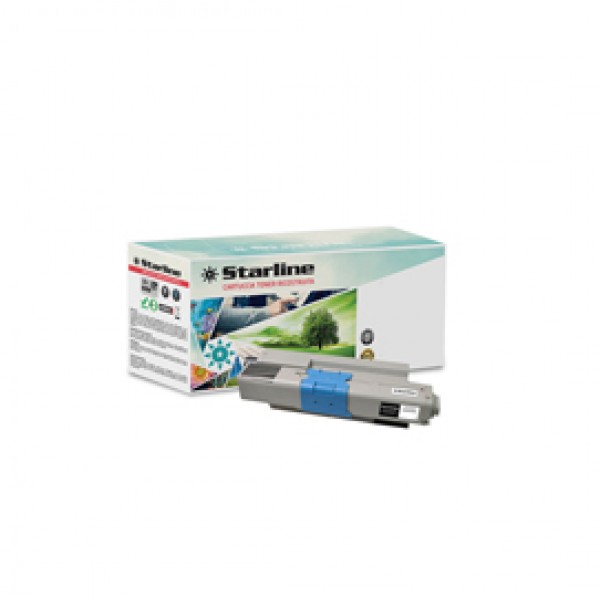Starline - Toner Ricostruito - per Oki - Nero - 44973536 - 2.200 pag Starline - Toner Ricostruito - per Oki - Nero - 44973536 - 2.200 pag