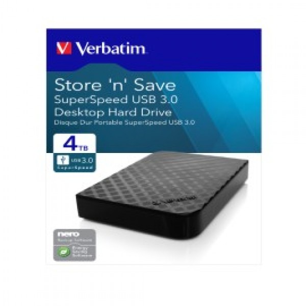 Verbatim - HDD Esterno USB 3.0 - 3.5