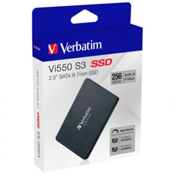Verbatim - SSD Interno Vi550 SATA III 2.5'' SSD - 49351 - 256GB Verbatim - SSD Interno Vi550 SATA III 2.5'' SSD - 49351 - 256GB