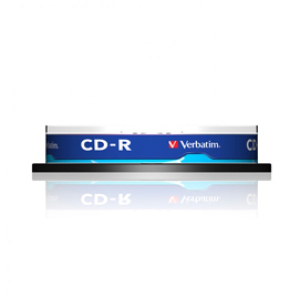 Verbatim - Scatola 10 CD-R Data Life serigrafato - spindle 1X-52X - 43437 - 700MB Verbatim - Scatola 10 CD-R Data Life serigrafato - spindle 1X-52X - 43437 - 700MB