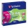 Verbatim - Scatola 5 CD-RW DataLife Plus - slim case - 8X-10X - serigrafato colorato - 43167 - 700MB