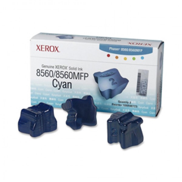 Xerox - Conf. 3 stick Solid ink - Ciano - 108R00723 - 3.400 pag