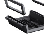 Supporto monitor Breyta - pieghevole - 8,2 x 35,4 x 30,4 cm - nero - Fellowes - immagine 3