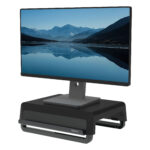 Supporto monitor Breyta - pieghevole - 8,2 x 35,4 x 30,4 cm - nero - Fellowes - immagine 4
