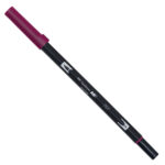Pennarello Dual Brush 757 - port red - Tombow - immagine 2