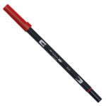Pennarello Dual Brush 856 - chinese red - Tombow - immagine 2