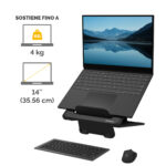 Supporto laptop Breyta - nero - Fellowes - immagine 3