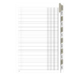 Scadenzario spiralato Gennaio/Dicembre - 29,7 x 21 cm - 8 fogli - Data Ufficio - immagine 2