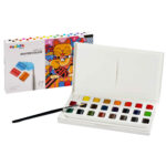 Pastiglia acquerello - ø 18 mm x 10 mm - colori assortiti - Carioca Plus - conf. 24 pezzi - immagine 2