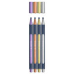 Roller Metallic 050 - tratto 0,4 mm - colori metallici assortiti - Schneider - astuccio 4 pezzi - immagine 2