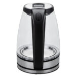 Bollitore elettrico cordless - caraffa in vetro - 2200 W - nero - Melchioni family - immagine 2