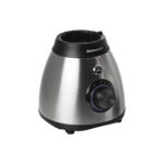 Frullatore Frullo Glass - con bicchiere in vetro - 600 W - nero/argento - Melchioni family - immagine 2