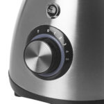 Frullatore Frullo Glass - con bicchiere in vetro - 600 W - nero/argento - Melchioni family - immagine 5