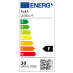 Lampada da terra LEDSLIM - 30W - Nero - Alba - immagine 3