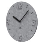 Orologio da parete effetto 3D - diametro 30 cm - PET - grigio - Alba - immagine 2