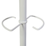 Appendiabiti a 6 ganci Music + 3 miniganci 175cm - bianco/legno - Alba - immagine 4