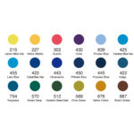 Acquerelli demi-godet - con pennello brush - in scatola di metallo - colori paesaggi assortiti - DOM - astuccio 18 colori - immagine 2