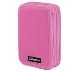 Astuccio Colors 3 zip - 13 x 20 x 7,5 cm - tessuto - colori assortiti - Colorosa - immagine 2
