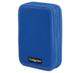 Astuccio Colors 3 zip - 13 x 20 x 7,5 cm - tessuto - colori assortiti - Colorosa - immagine 4