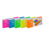 Cucitrice a pinza Allegra Fluo - passo 6 - azzurro - Iternet - immagine 2
