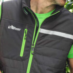 Gilet Wall - taglia L - PL - grigio/verde - U-Power - immagine 2