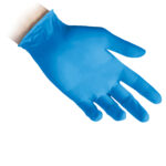 Guanti in nitrile N80 - ultrasottili - taglia S - azzurro - Reflexx - conf. 100 pezzi - immagine 2