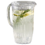 Caraffa decorata Milos - 1,7 L - metacrilato - trasparente - Leone - immagine 2