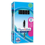 Penna a sfera a scatto Flexgrip Gel - punta 0,7 mm - nero - Papermate - immagine 2