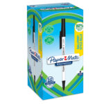 Penna sfera - cappuccio - Kilometrico Recycled - punta 1,0 mm - nero - Papermate - immagine 2